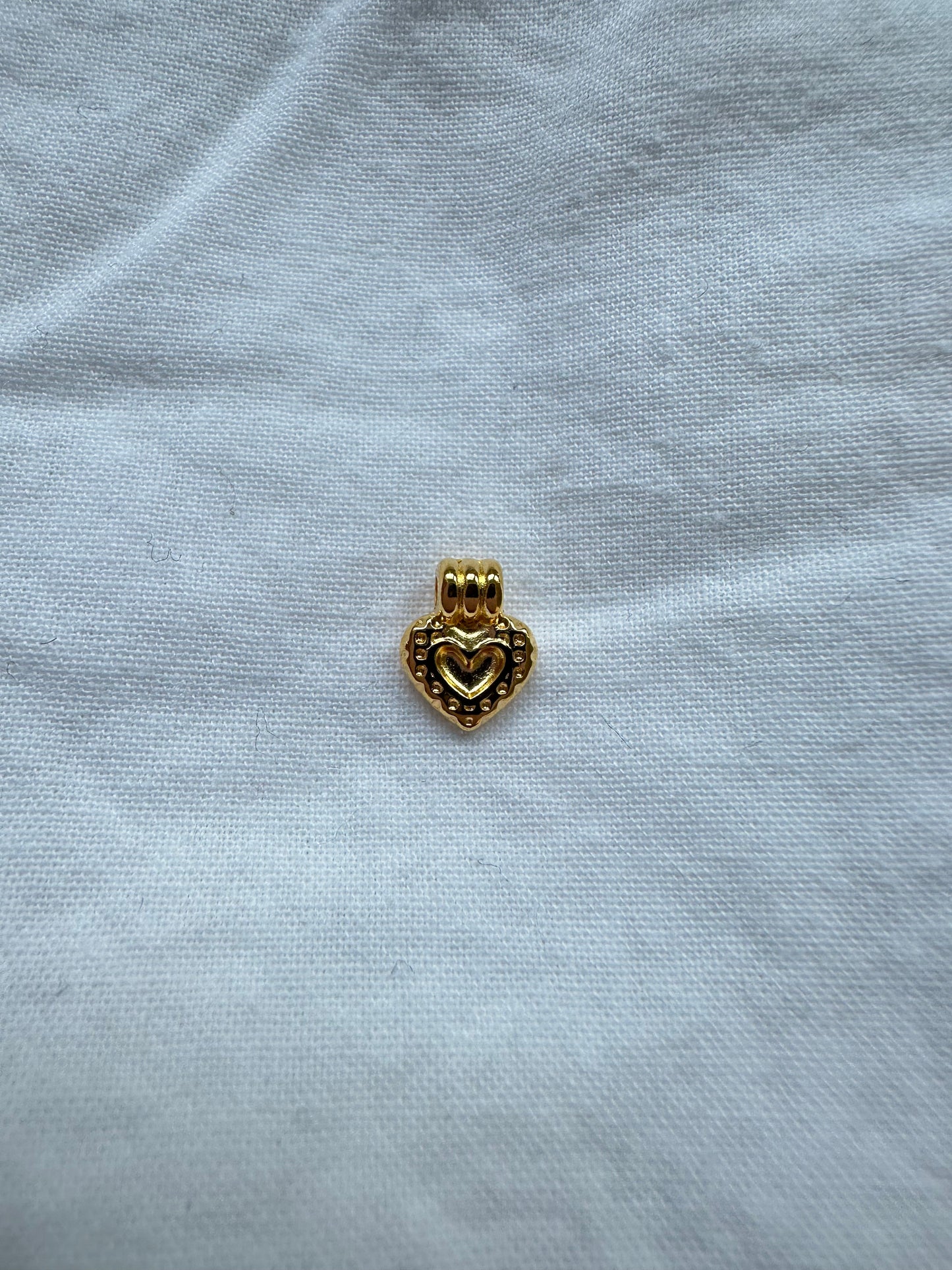 Pendentif cœur or